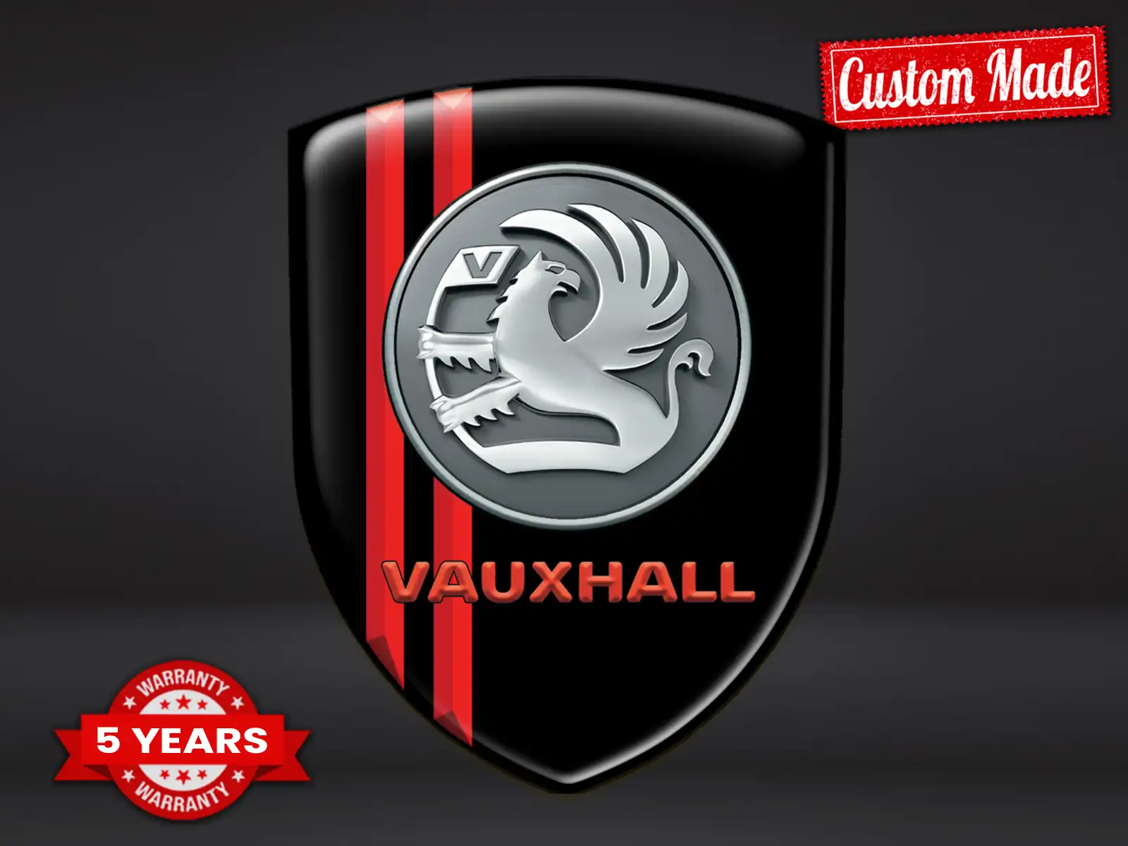Vauxhall Custom Logo Stickers Universal High End Customizable